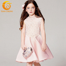 New Sleeveless Girls Dress 2016 Summer Fashion Gowns For Teenagers 3-12 Dresses Baby Girl Kids Princess Dress For Teenagers