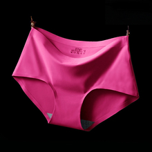 Women Sexy Seamless Briefs, 10 Colors Ultra-thin Traceless Trimming Ruffles Underwear,Plus Size Panties For Lady JN201