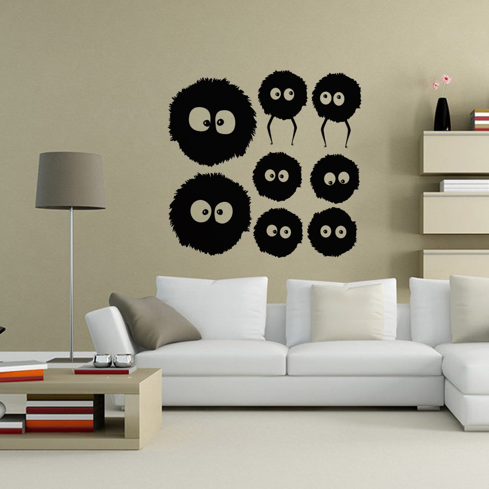 Aliexpress.com : buy forest fuzz balls vinyl wall sticker picture ...