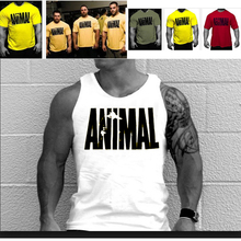 Men sexy cotton gym tank top men Sleeveless tops bodybuilding clothing Sport vest fitness Big Size