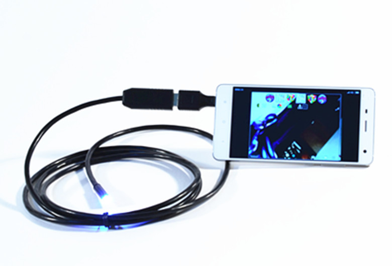 7mm 1 300 000 Pixels HD USB Endoscope Camera For Android Mobile 2m