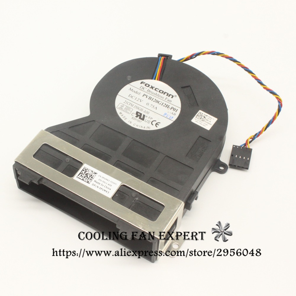 Dell 790 990 3010 7010 9010 SFF Small Chassis Fan PVB120G12H-P01 J50GH 637NC 