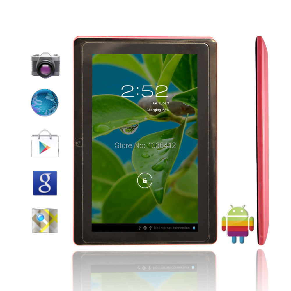 Hot Selling tablet 7 inch tablet pc A33 Q88 android 4 4 512MB ROM 8GB Wifi