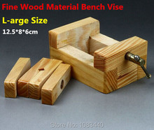 L-size Normal wood Fine Quality Metal Rod Wood working Tools mini Table Bench Vise for wood working Stone Wood  Clamp-on Tools
