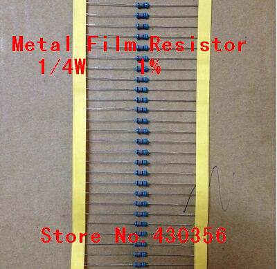 Гаджет  Free Shipping   50PCS  0.25W  Metal Film Resistor  +-1%   470K ohm None Электронные компоненты и материалы