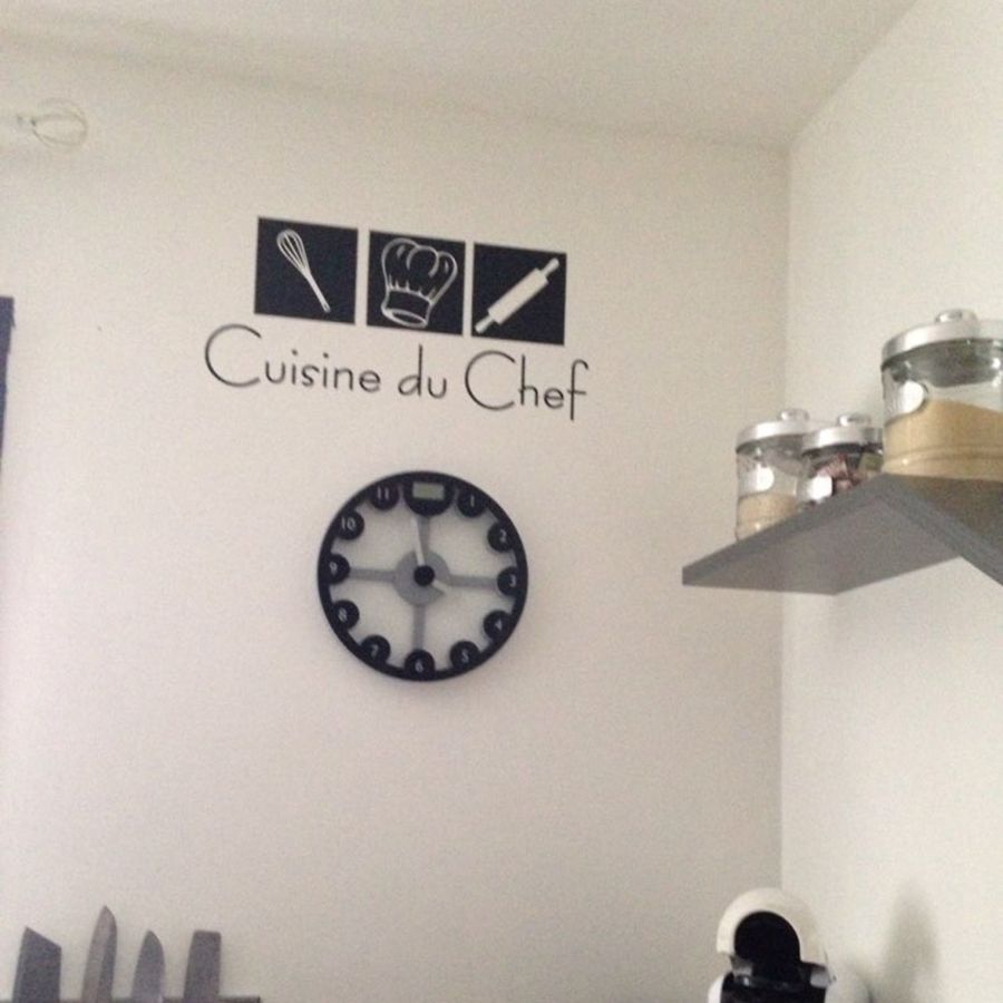 Free shipping modern french wall stickers cuisine , home ...