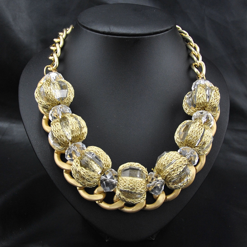 Wholesale Fashion Jewelry Costume Accessories Women Bijoux Gypsy African Beads Choker chunky ...