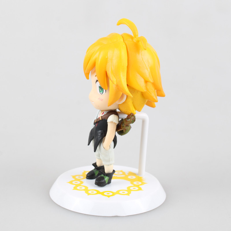 Huong Anime 7 CM 2PCS//SET The Seven Deadly Sins Meliodas Elizabeth Liones Dragon