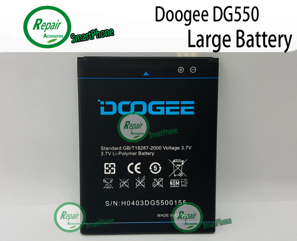 100 Original Doogee DG550 Battery Large 3000mAh B DG550 Replacement Accessory For DAGGER Mobile Phone Free