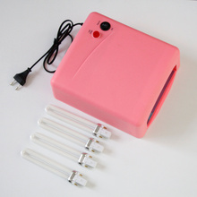36W UV Nail Gel Curing machine Lamp Timer Light Nail Dryer With 4 UV Tube Lamp