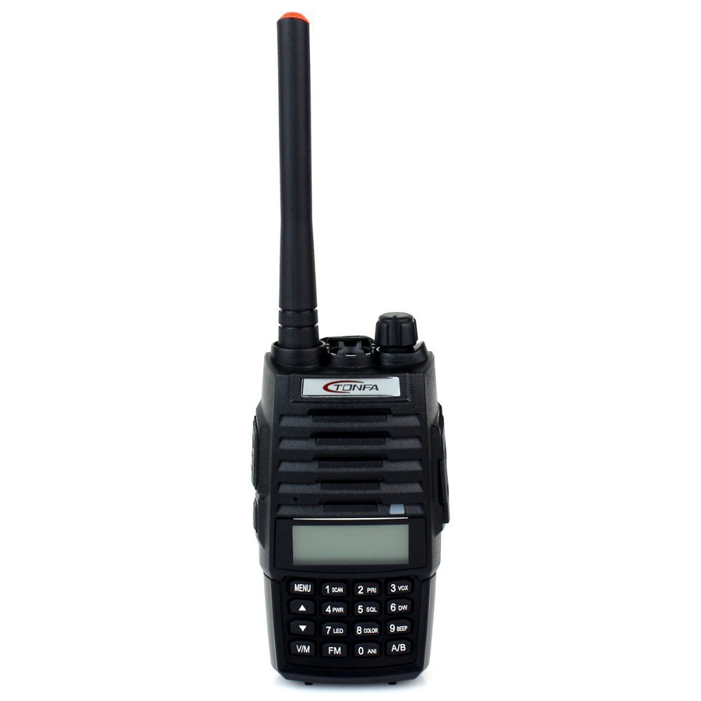 New-Black-Walkie-Talkie-TONFA-TF-Q5-VHF-UHF-256-Memory-Channel-10W-FM-Radio-Flashlight