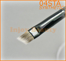 Retail Angled eyebrow brush synthetic hair professional makeup brushes eye brow make up Free Shipping 04STA