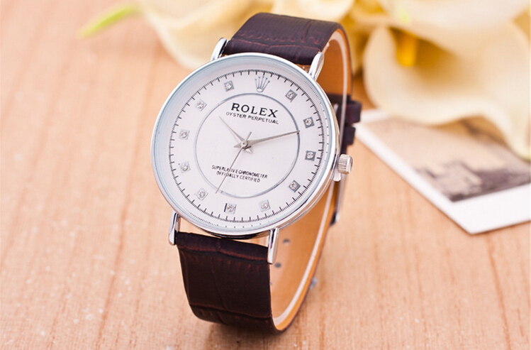 Brand Luxury Style Watches Watch Men leather Strap Military Quartz Wristwatch Clock hombre 40mm