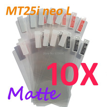 10PCS MATTE Screen protection film Anti-Glare Screen Protector For SONY MT25i Xperia neo L