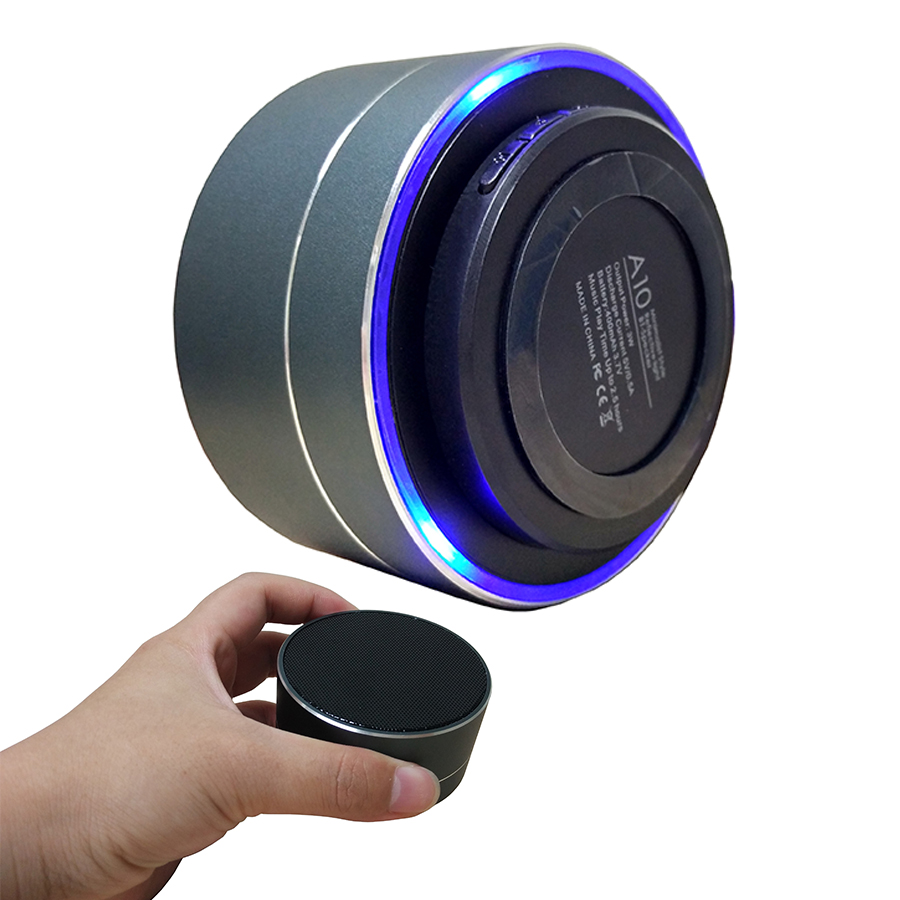 Wireless Bluetooth Speaker Blue LED Color Light Portable Mini Speaker Smart Hands for Smart phone free shipping Wireless Bluetooth Speaker Blue LED Color Light Portable Mini Speaker Smart Hands for Smart phone free shipping