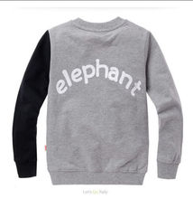 Kids Boys Long Sleeve Tops Color Block Animal Elephant Sweater T shirt Size 3 8Y