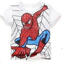 2016 New 3D Spider-Man fashionable men and women T-shirt chaussure lumineuse enfant paragraph free shipping T-shirts for girls