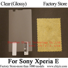 Clear Glossy Screen Protector Guard Cover protective Film For Sony Xperia E Dual C1504 C1505 C1604 C1605