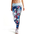 2016 Women Sportswear Yoga Pants Skinny High Waist Elastic Fitness Yoga Tights Sports Leggings Women Yoga