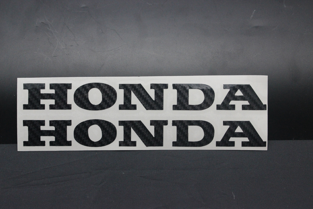 1 PCS For HONDA motorcycle stickers Carbon fiber patterns plane label
