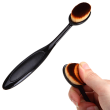 Pro Face Oval Makeup Brush Foundation BB Cream Flawless Base Powder Puff Blusher Cosmetic Beauty Toothbrush Shaped Curve Brushes