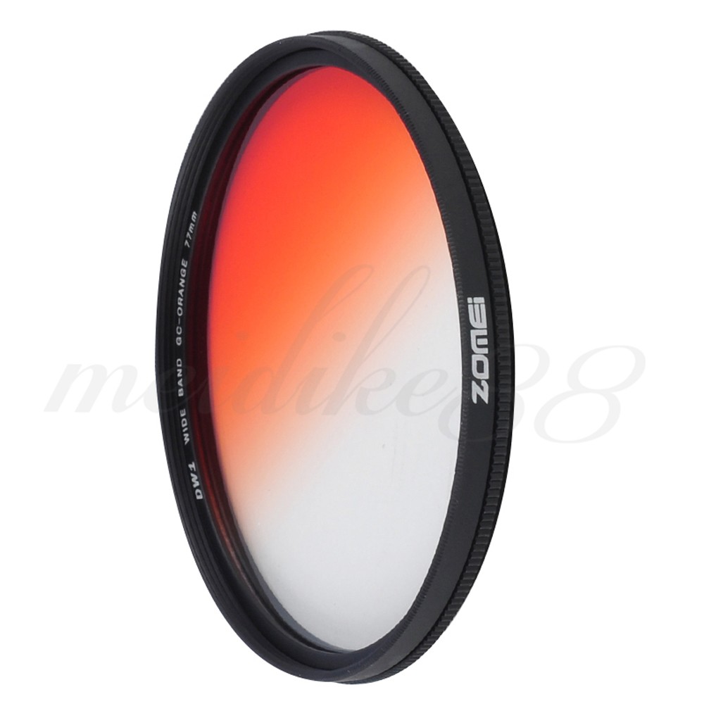 Zomei Ultra Slim Circular Gradual GC Grey Blue Orange Red Lens Filter Kit (9)