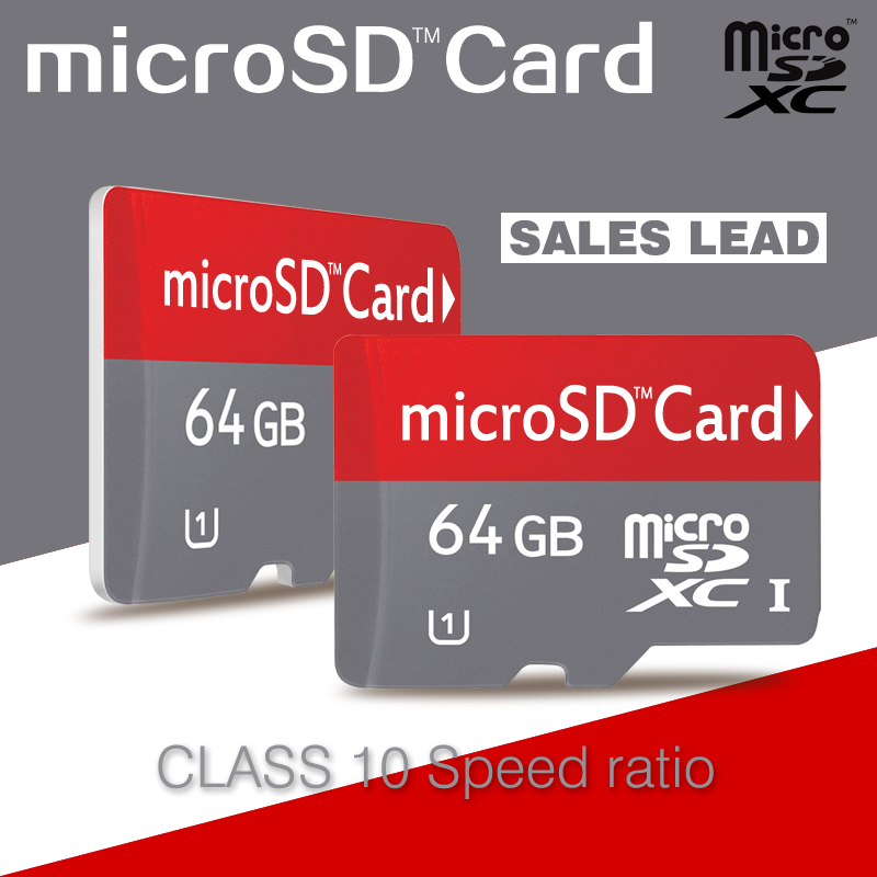 Гаджет  8GB 16GB TF CARD +SD transfer adapter+card reader Transflash SDHC memory card Micro SD card 32gb 64GB class 10 micro sd  None Компьютер & сеть