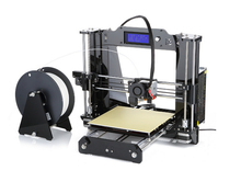 2016 Upgraded Quality High Precision Reprap Prusa i3 DIY 3d Printer kit with 1 Rolls Filament 8GB SD card and LCD for Free