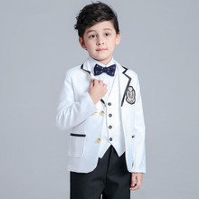 2016 new fashion baby boys kids spring autumn blazers suits boy suit for weddings children formal white dress wedding boy suits