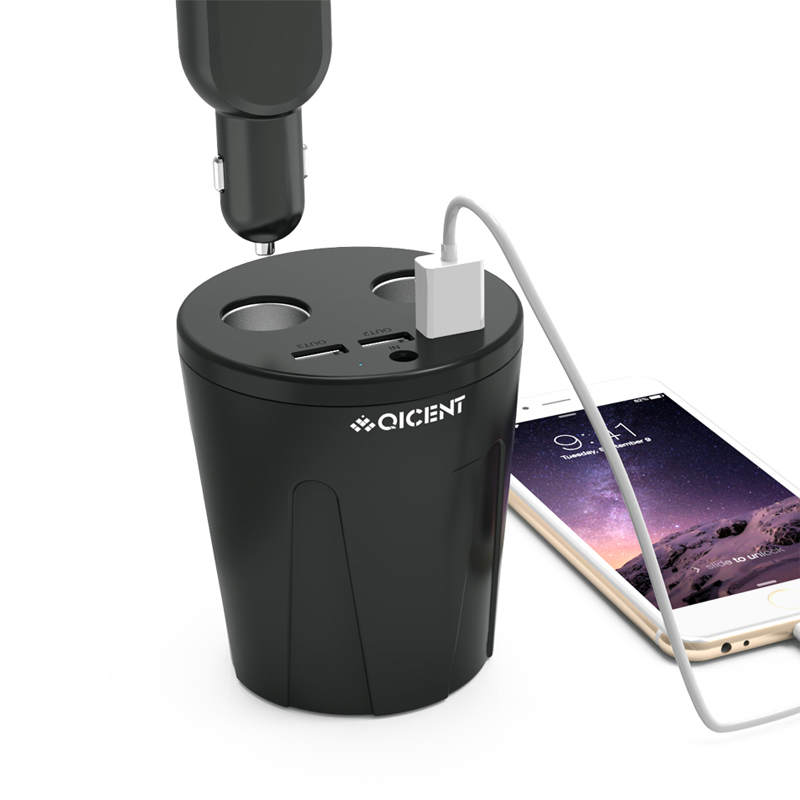 Qicent 3-Port 36  USB      2       iPhone 6 / Samsung Galaxy S6 / S6