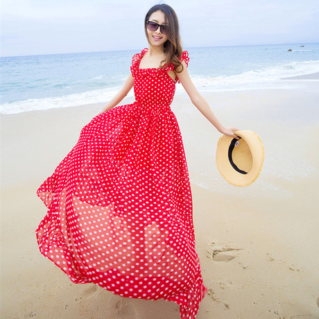 ... quality-women-fashion-dress-big-swing-Polka-Dots-Red-Bohemia-Beach.jpg