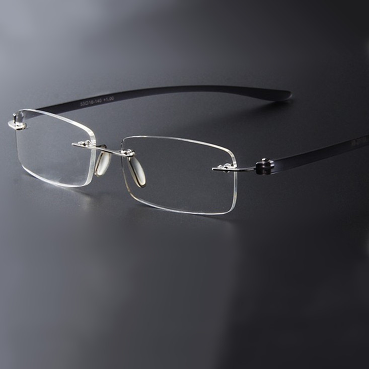 2015 Brand designer Vintage light Eyeglasses Rimless Frame ...