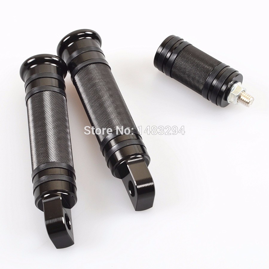 All-Black-CNC-Footrest-Foot-Pegs-CNC-Shifter-Fits-For-Harley-Sportster-Touring-Dyna-Softail-Custom (4)