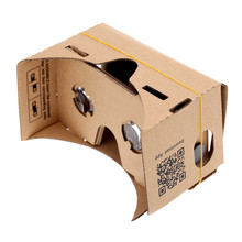 Excellent DIY Magnet Google Cardboard Virtual Reality VR Mobile Phone 3D Viewing Glasses For 5.0″ Screen Google VR 3D Glasses
