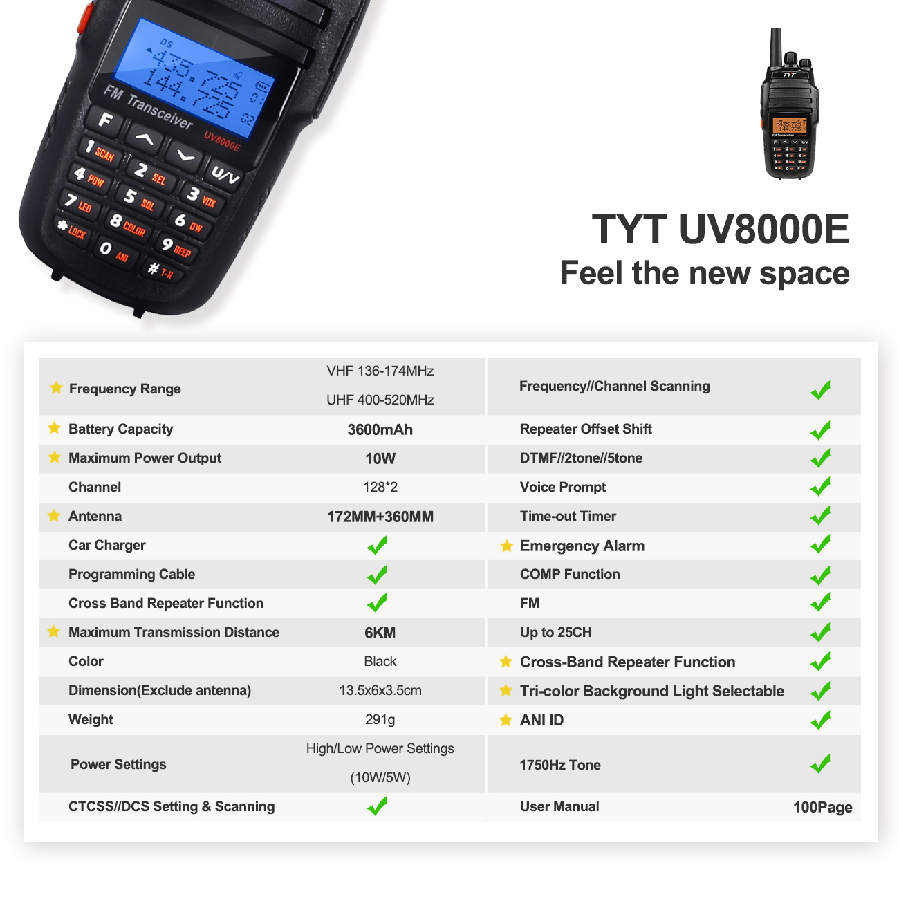 tyt uv8000e clearance