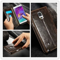 CaseMe Luxury leather case for samsung galaxy note 4 edge Flip cover with card holder hybrid
