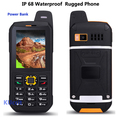 Original Waterproof phone Mobile CDMA Power Bank GSM Senior old man IP68 Rugged shockproof cell phone