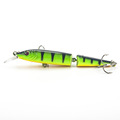 Lifelike Laser 2 Sections 3D Eyes Minnow Fishing Lure 10CM 9 4G Pesca Hooks Fish Wobbler