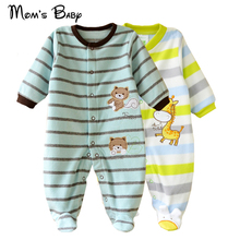 Newborn BABY BOY GIRL Rompers Cartoon Costumes Cotton&Fleece Clothing For Boys Jumpsuits Striped Clothes