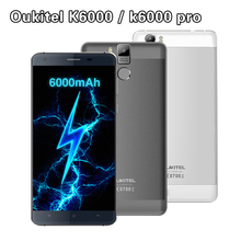 Presell Original Oukitel K6000 4G LTE Cell Phone MT6735P Quad Core Android 5.1 5.5″ IPS 1280X720 2GB RAM 16GB ROM 8.0MP 6000mAh