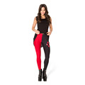 Fashion Women Black milk black red Harley Quinn energy prints elastic bodybuilding sexy Girl Leggings Pants