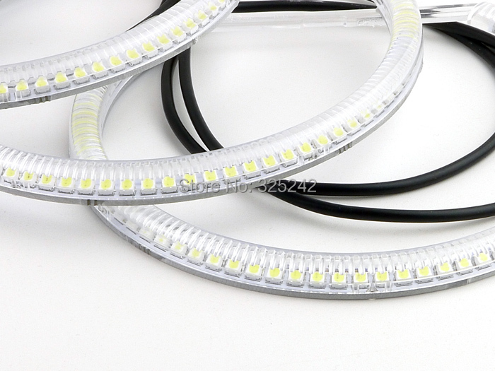 Switchback LED Angel Eyes Halo Rings Kit For BMW E46 Non projector(11)