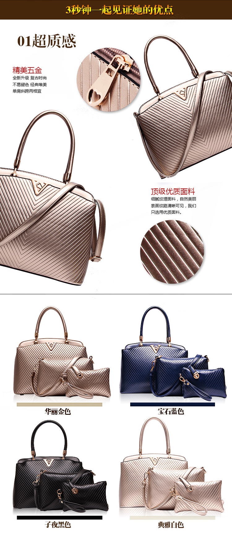 HOT 2015 Fashion Women Genuine Leather Handbags Famous Brand Cowhide