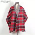 High quality fall winter scarves shawl pashmina for women luxury brand classic plaid cape new fashion