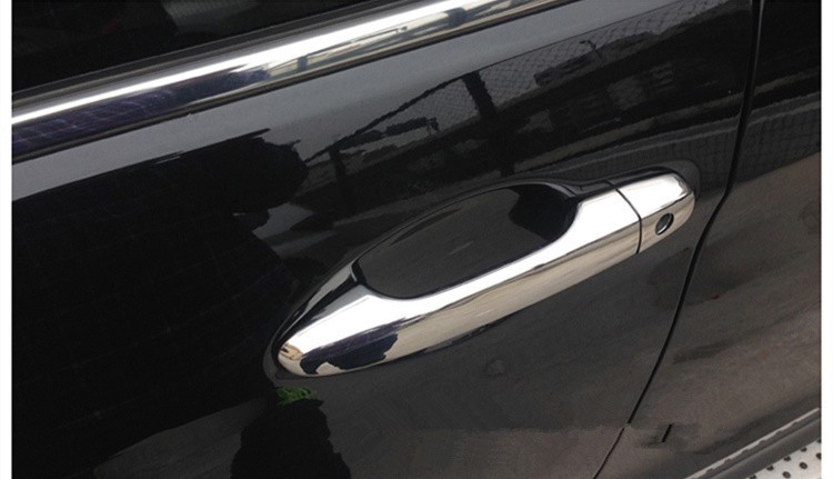 Carbon Fiber Style Door Handle Cover Trim fit for Honda CRV Civic 2012-2015 Part 