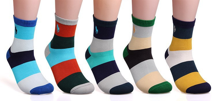 Wholesale Cotton&Bamboo Fiber Classic Business Men\'s Socks Brand Polo Mens Socks For Men, Autumn-winter Casual Socks Meias Sox (HJC POLO)2