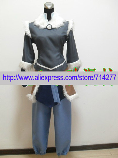 Free shipping Custom Cheap Korra Cosplay Costume from Avatar the Last Airbender