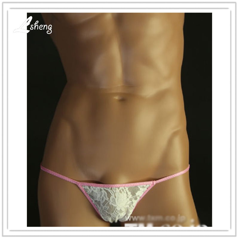 Product Description & Sizing Recommendations Lace Lace Thong - Real Men Aren't Afraid to Wear Lace! Male Power's famous Bong Thong for Men. The classic bong thong in a sexy stretch lace. Male Power # color choices are Black or White.