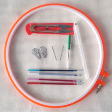 Free shipping ribbon embroidery embroidery circle stretch 21 cm cotans adjustment tool bag ribbon embroidery tools