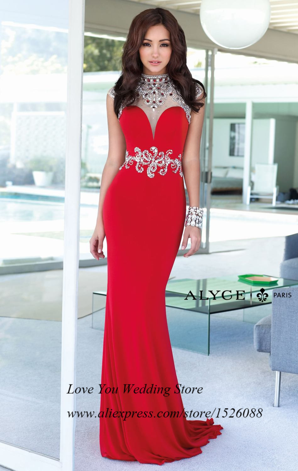 vestidos rojos para prom
